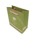 Customized Shape!Newest design top quality green paper bag